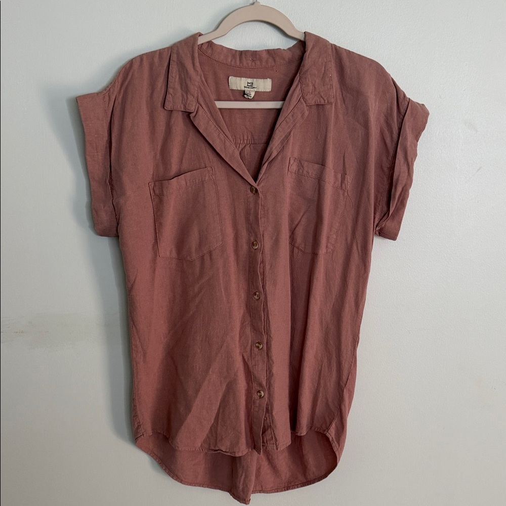 Thread & Supply Mauve Button-Down Shirt